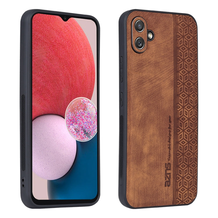 For Samsung Galaxy A04e AZNS 3D Embossed Skin Feel Phone Case