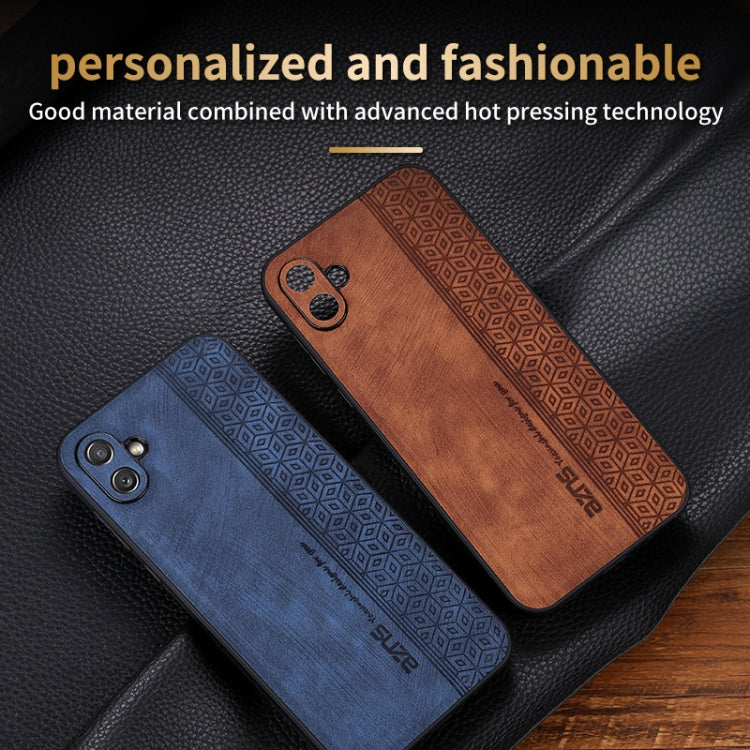 For Samsung Galaxy A04e AZNS 3D Embossed Skin Feel Phone Case