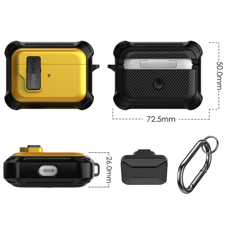 For AirPods Pro Signal Flag Wireless Earphones Case with Security Lock