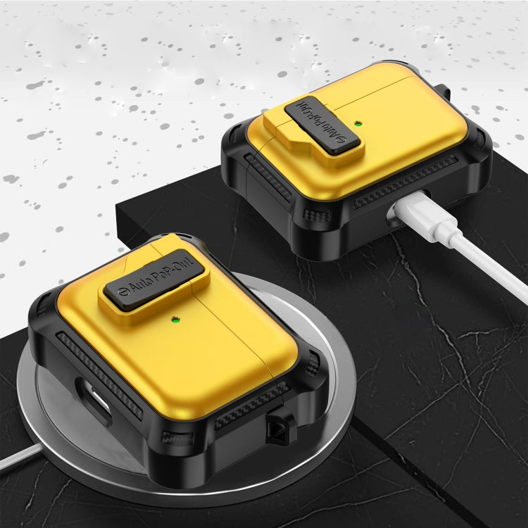 For AirPods Pro Signal Flag Wireless Earphones Case with Security Lock