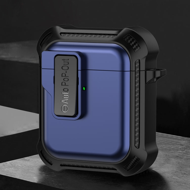 For AirPods 1 / 2 Signal Flag Wireless Earphones Case with Security Lock
