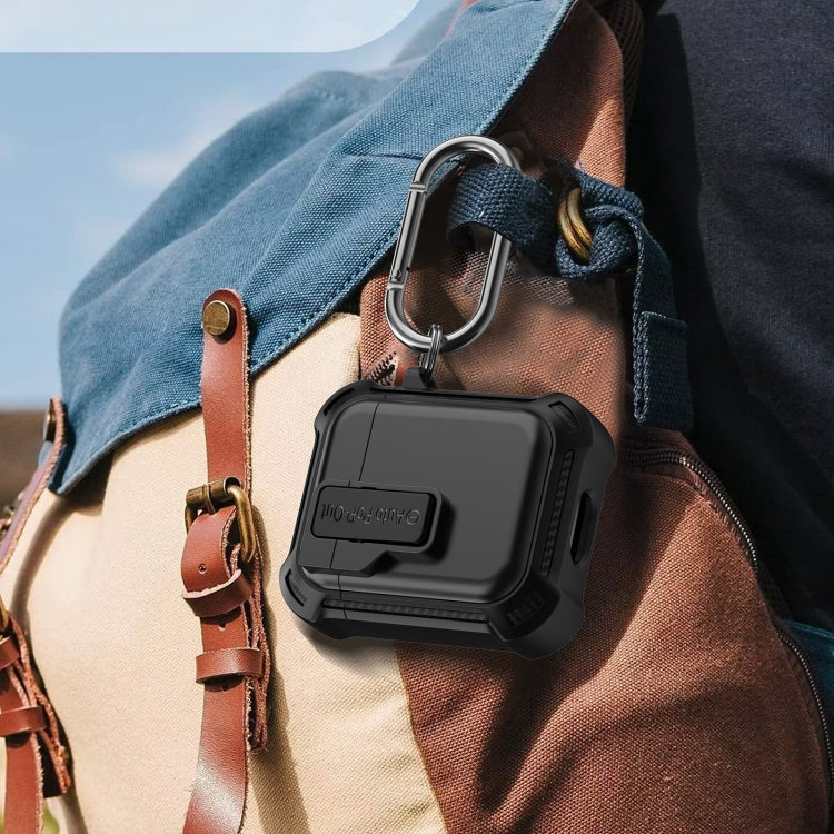 For AirPods 1 / 2 Signal Flag Wireless Earphones Case with Security Lock