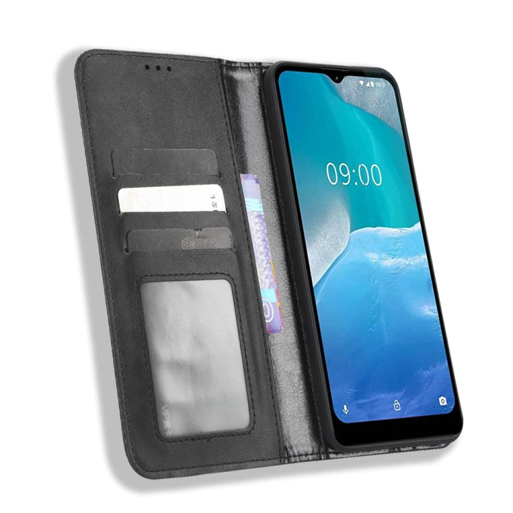 For AT&T Maestro 3 U626AA Magnetic Buckle Retro Texture Leather Phone Case