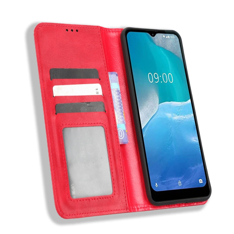 For AT&T Maestro 3 U626AA Magnetic Buckle Retro Texture Leather Phone Case