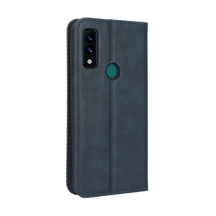 For AT&T Maestro 3 U626AA Magnetic Buckle Retro Texture Leather Phone Case