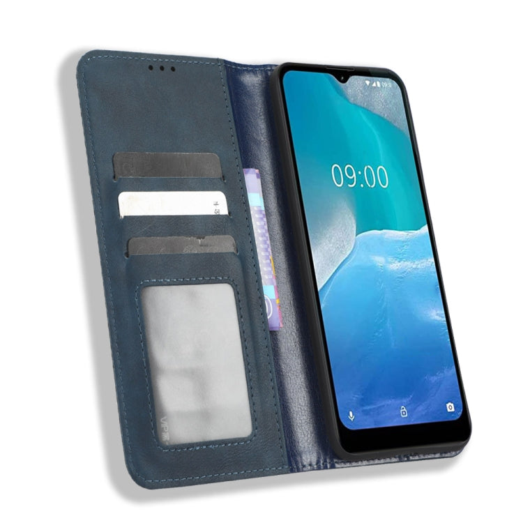 For AT&T Maestro 3 U626AA Magnetic Buckle Retro Texture Leather Phone Case