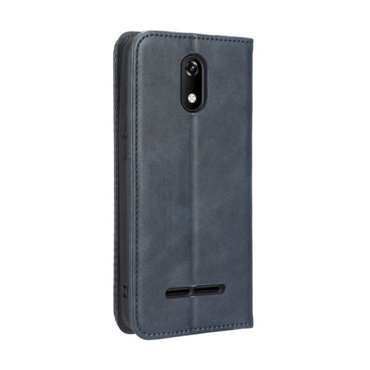 For Unimax UMX U696CL Magnetic Buckle Retro Texture Leather Phone Case