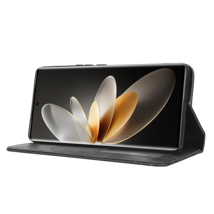 For vivo S16 Pro / S16 Magnetic Buckle Retro Texture Leather Phone Case