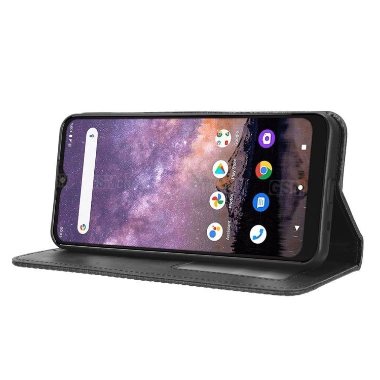 For Wiko Voix U616A Magnetic Buckle Retro Texture Leather Phone Case