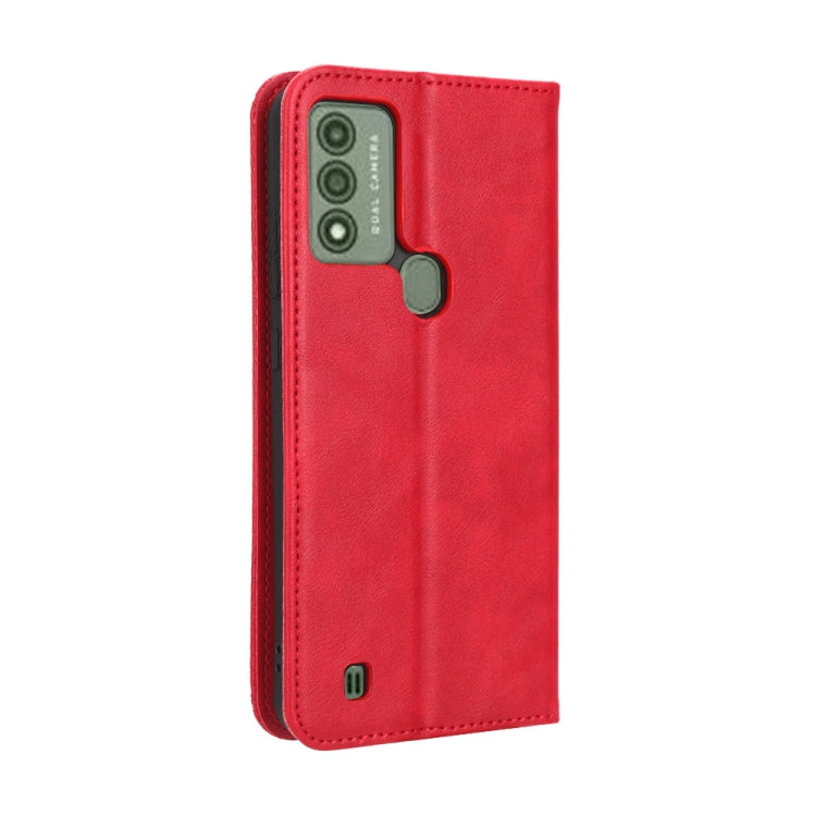 For Wiko Voix U616A Magnetic Buckle Retro Texture Leather Phone Case