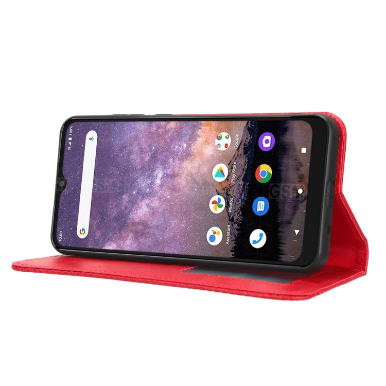 For Wiko Voix U616A Magnetic Buckle Retro Texture Leather Phone Case