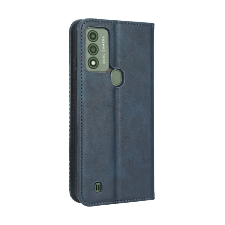 For Wiko Voix U616A Magnetic Buckle Retro Texture Leather Phone Case