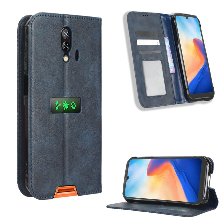For Blackview BV7200 Magnetic Buckle Retro Texture Leather Phone Case