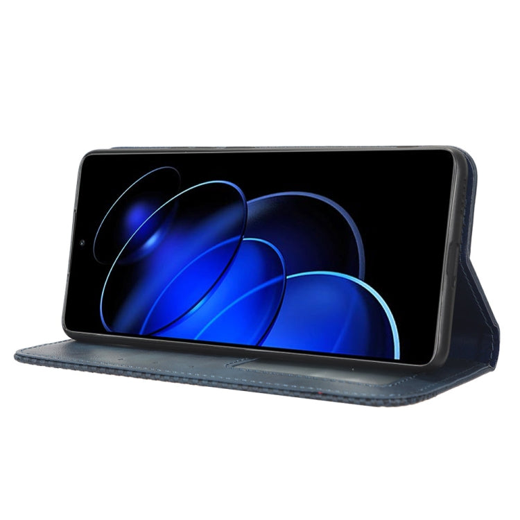 For Honor 80 GT Magnetic Buckle Retro Texture Leather Phone Case