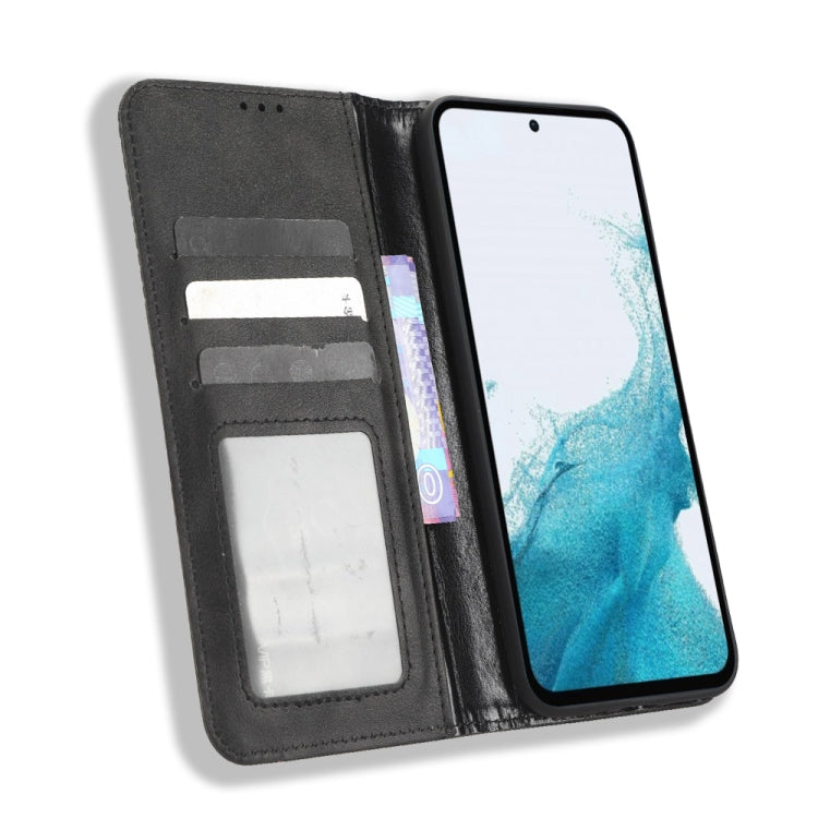 For Samsung Galaxy A54 5G Magnetic Buckle Retro Texture Leather Phone Case