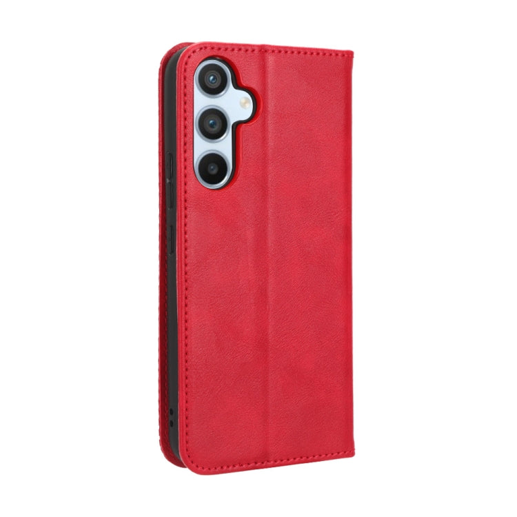 For Samsung Galaxy A54 5G Magnetic Buckle Retro Texture Leather Phone Case