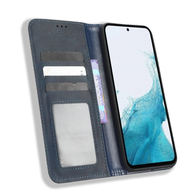 For Samsung Galaxy A54 5G Magnetic Buckle Retro Texture Leather Phone Case