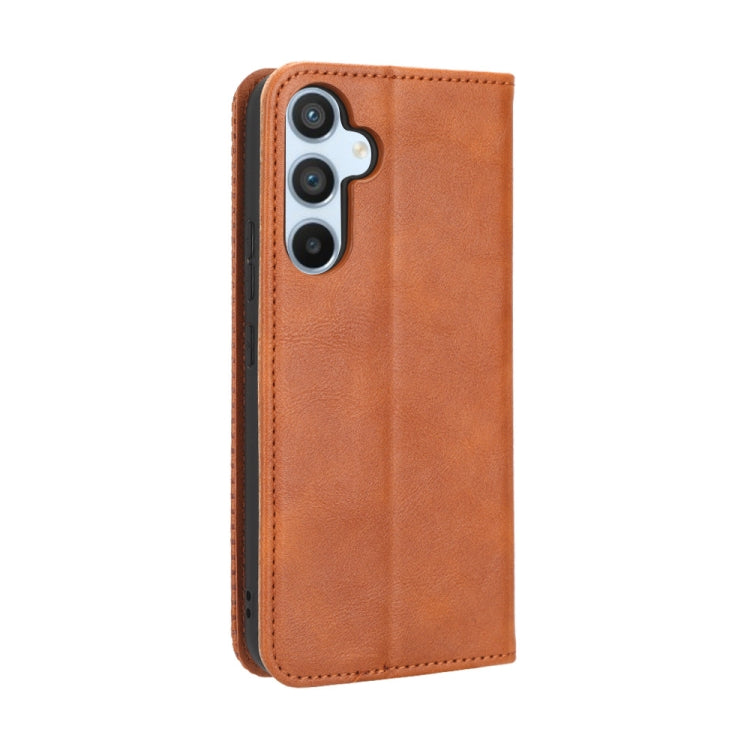 For Samsung Galaxy A54 5G Magnetic Buckle Retro Texture Leather Phone Case