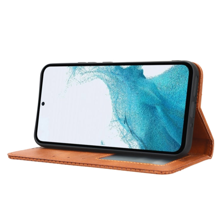 For Samsung Galaxy A54 5G Magnetic Buckle Retro Texture Leather Phone Case