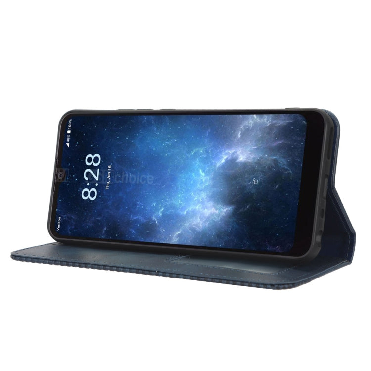 For Sharp Rouvo V Magnetic Buckle Retro Texture Leather Phone Case