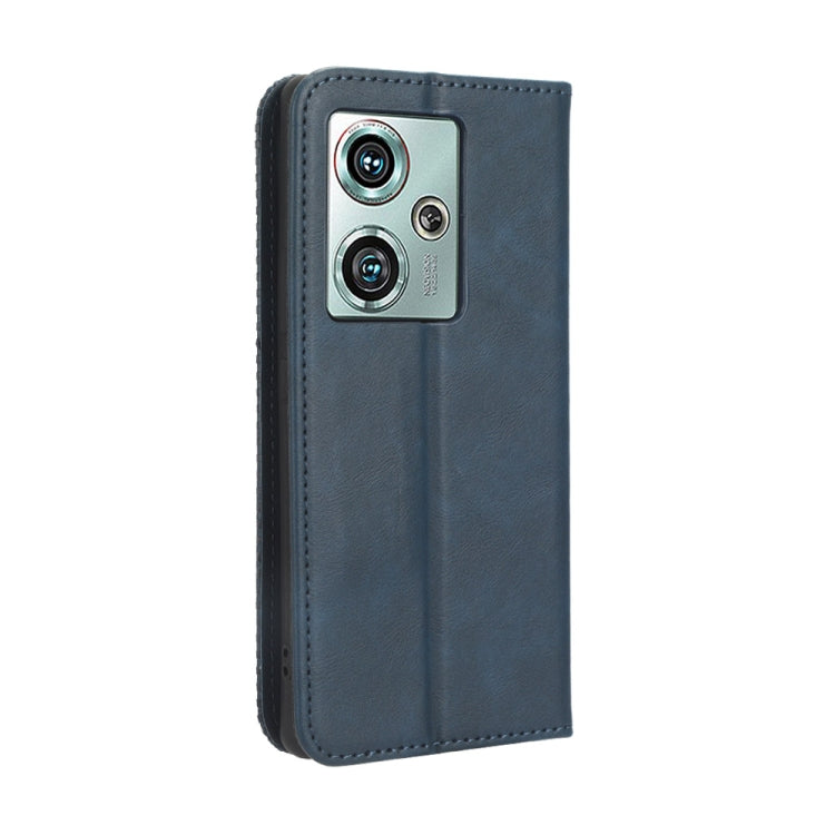 For ZTE nubia Z50 Magnetic Buckle Retro Texture Leather Phone Case