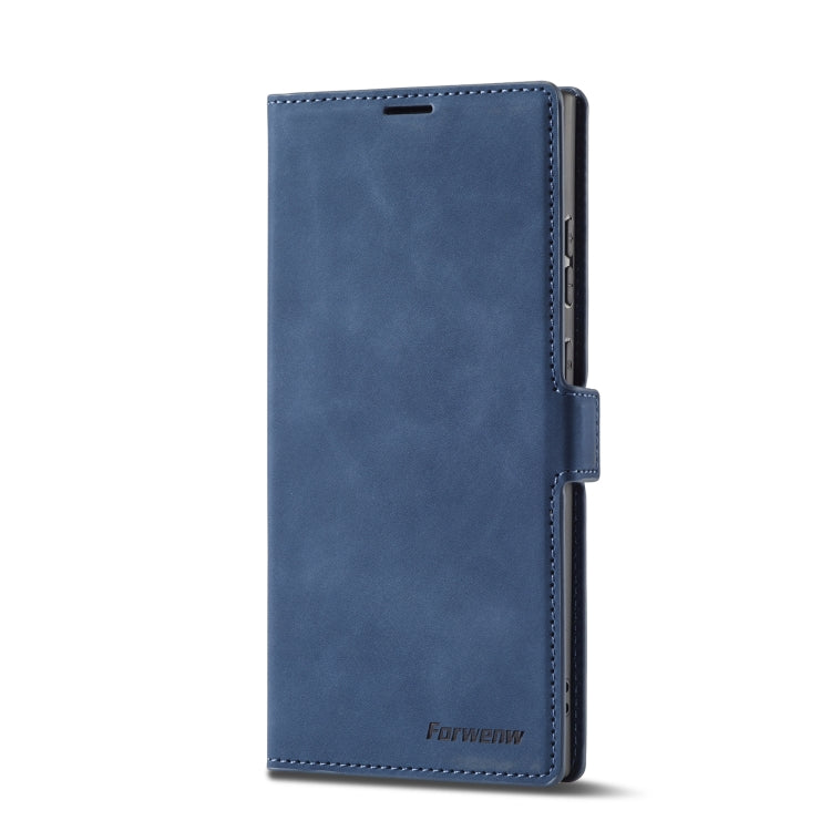 For Samsung Galaxy S23 Ultra 5G Forwenw Dream Series Oil Edge Strong Magnetism Leather Phone Case