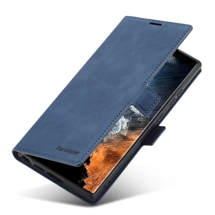 For Samsung Galaxy S23 Ultra 5G Forwenw Dream Series Oil Edge Strong Magnetism Leather Phone Case