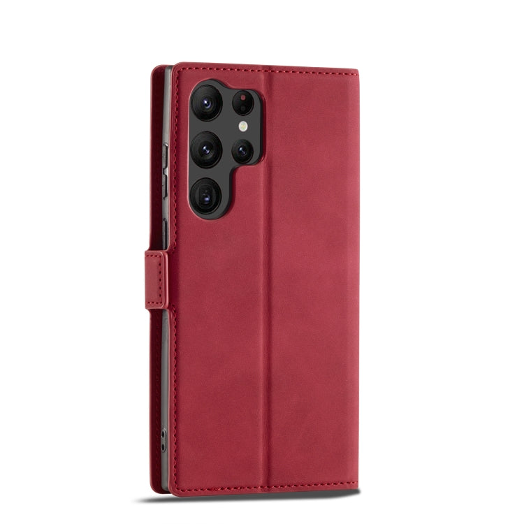 For Samsung Galaxy S23 Ultra 5G Forwenw Dream Series Oil Edge Strong Magnetism Leather Phone Case