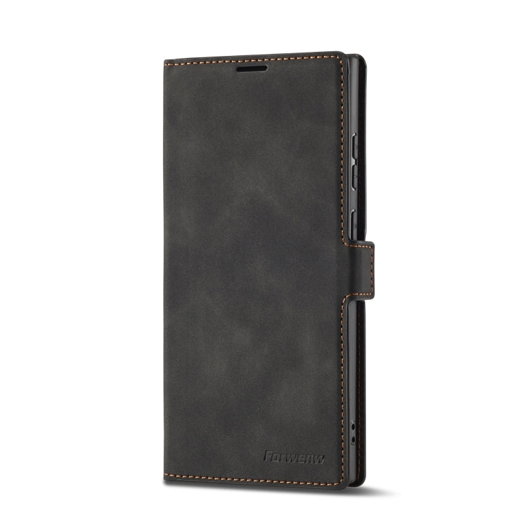 For Samsung Galaxy S23 Ultra 5G Forwenw Dream Series Oil Edge Strong Magnetism Leather Phone Case