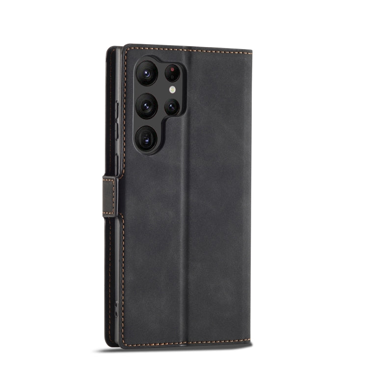 For Samsung Galaxy S23 Ultra 5G Forwenw Dream Series Oil Edge Strong Magnetism Leather Phone Case