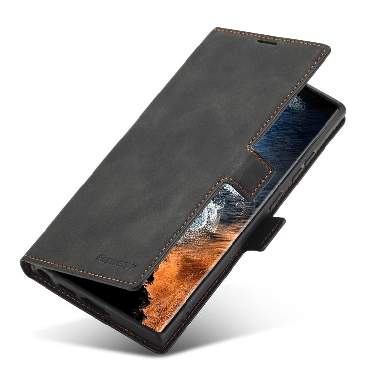 For Samsung Galaxy S23 Ultra 5G Forwenw Dream Series Oil Edge Strong Magnetism Leather Phone Case