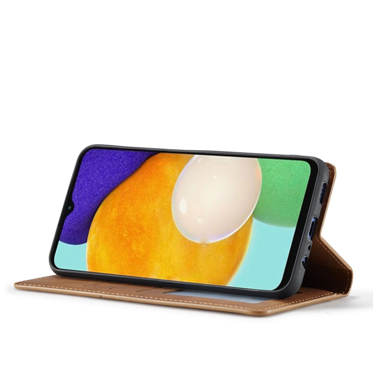 For Samsung Galaxy A14 5G Forwenw Dream Series Oil Edge Strong Magnetism Leather Phone Case