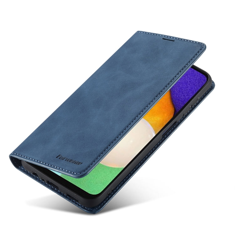 For Samsung Galaxy A14 5G Forwenw Dream Series Oil Edge Strong Magnetism Leather Phone Case