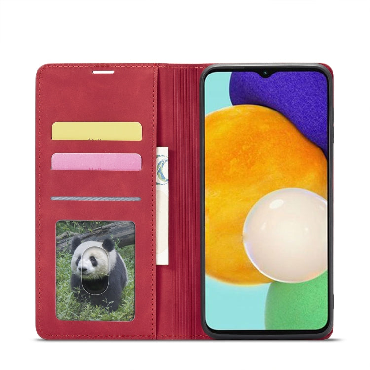 For Samsung Galaxy A14 5G Forwenw Dream Series Oil Edge Strong Magnetism Leather Phone Case