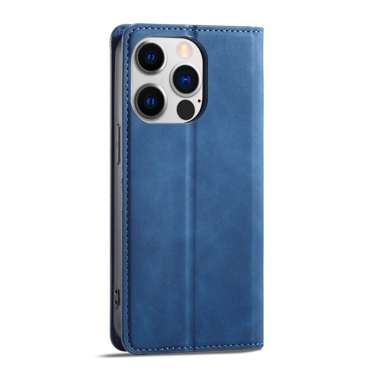 For iPhone 14 Pro Max Forwenw Dream Series Oil Edge Strong Magnetism Leather Phone Case