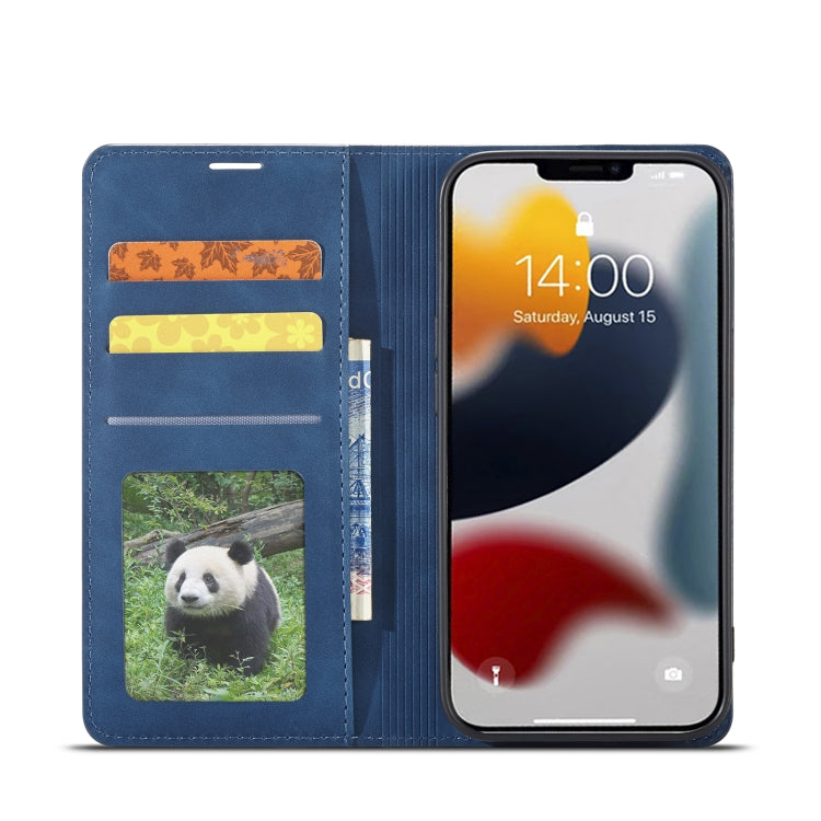 For iPhone 14 Pro Max Forwenw Dream Series Oil Edge Strong Magnetism Leather Phone Case