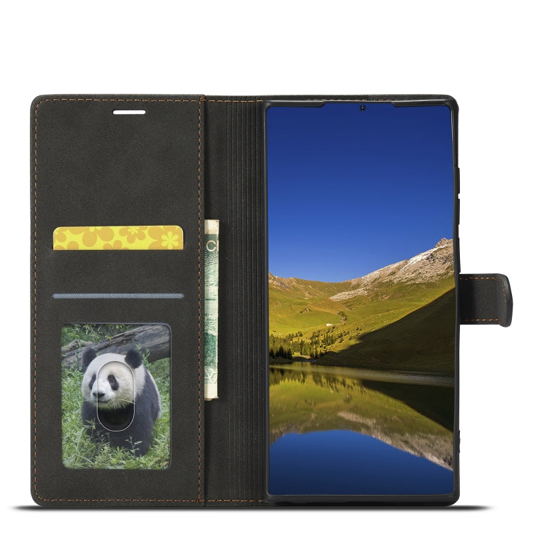 For Samsung Galaxy S23 Ultra 5G Forwenw F1 Series Matte Strong Magnetism Leather Phone Case