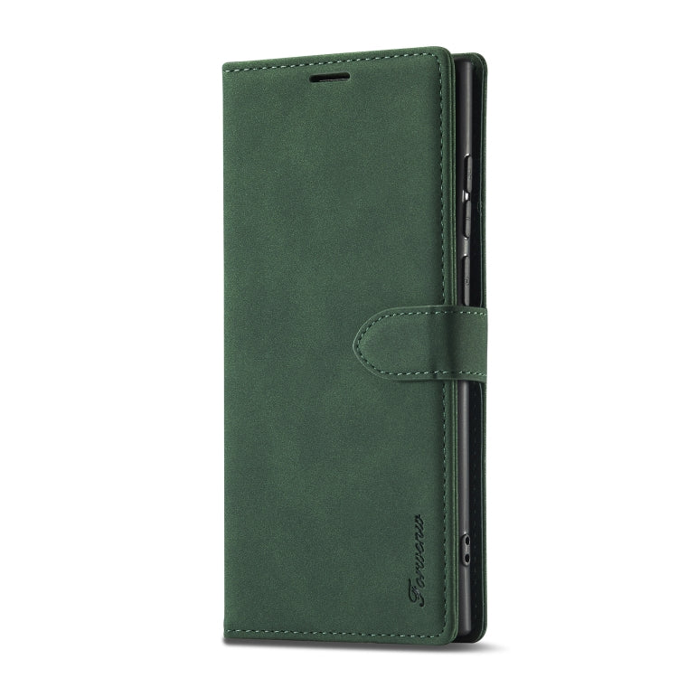 For Samsung Galaxy S23 Ultra 5G Forwenw F1 Series Matte Strong Magnetism Leather Phone Case