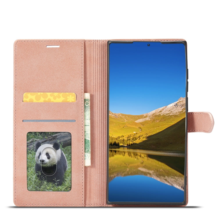 For Samsung Galaxy S23 Ultra 5G Forwenw F1 Series Matte Strong Magnetism Leather Phone Case