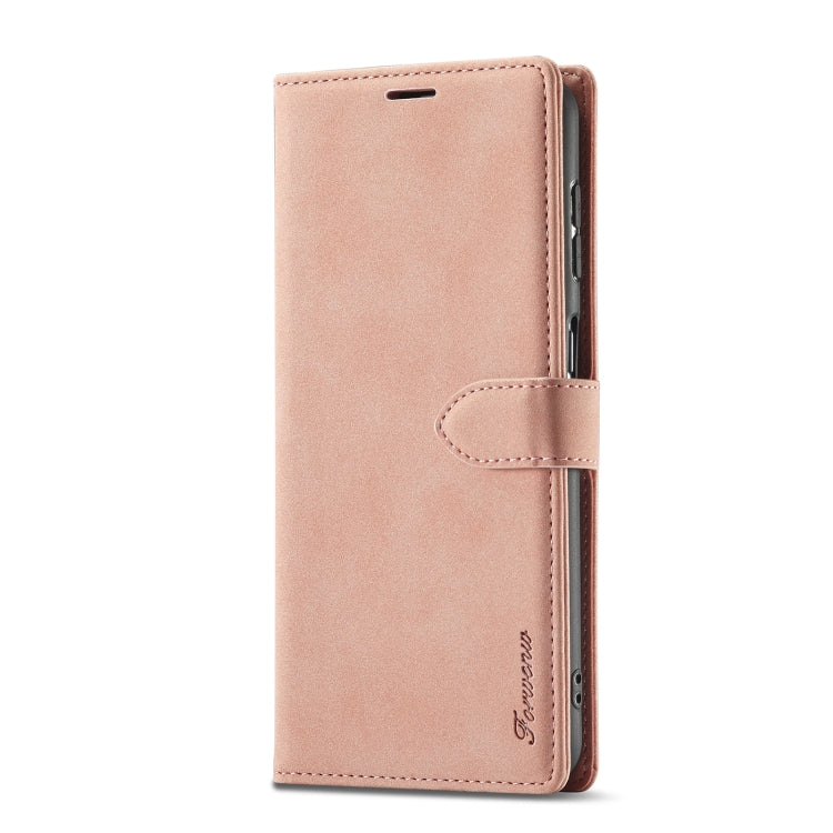 For Samsung Galaxy A14 5G Forwenw F1 Series Matte Strong Magnetism Leather Phone Case