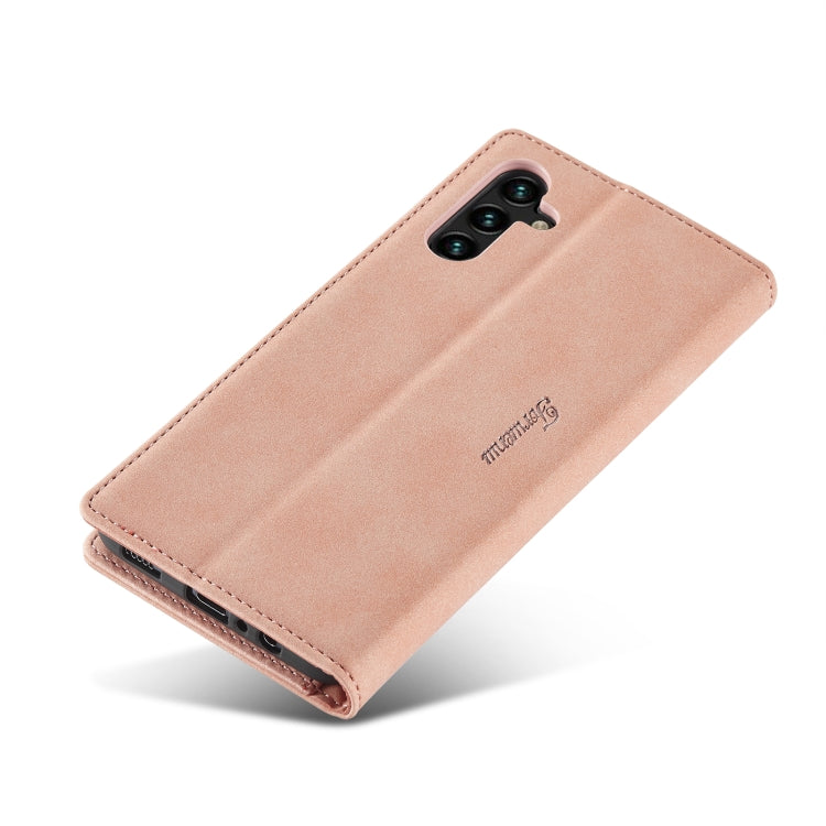 For Samsung Galaxy A14 5G Forwenw F1 Series Matte Strong Magnetism Leather Phone Case