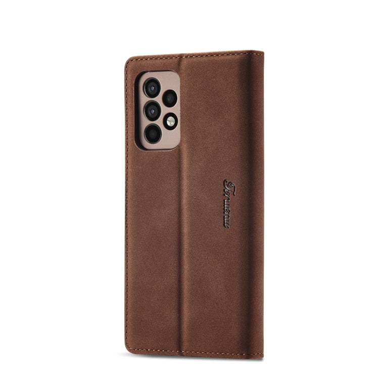 For Samsung Galaxy A54 5G Forwenw F1 Series Matte Strong Magnetism Leather Phone Case