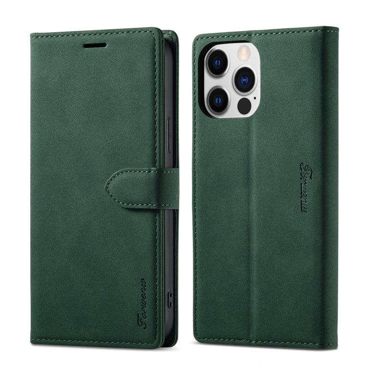 For iPhone 14 Pro Forwenw F1 Series Matte Strong Magnetism Leather Phone Case
