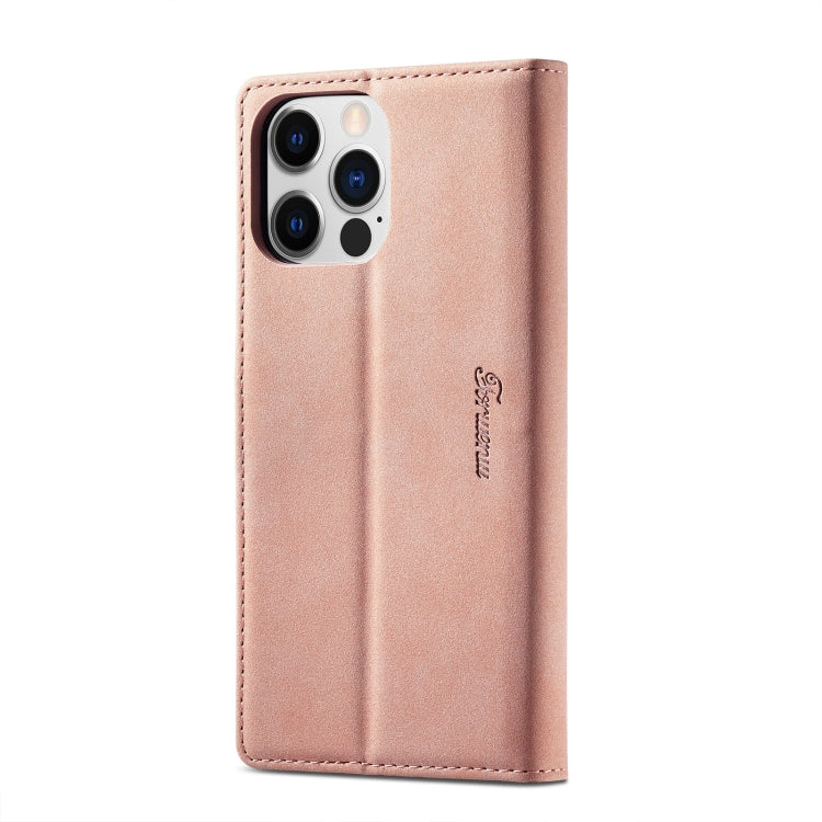 For iPhone 14 Pro Forwenw F1 Series Matte Strong Magnetism Leather Phone Case