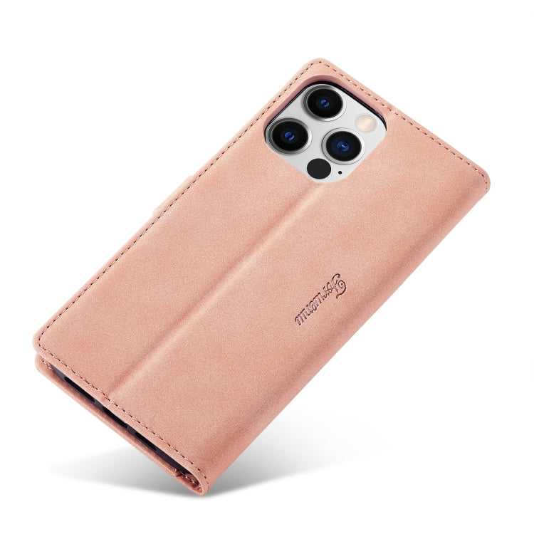 For iPhone 14 Pro Forwenw F1 Series Matte Strong Magnetism Leather Phone Case
