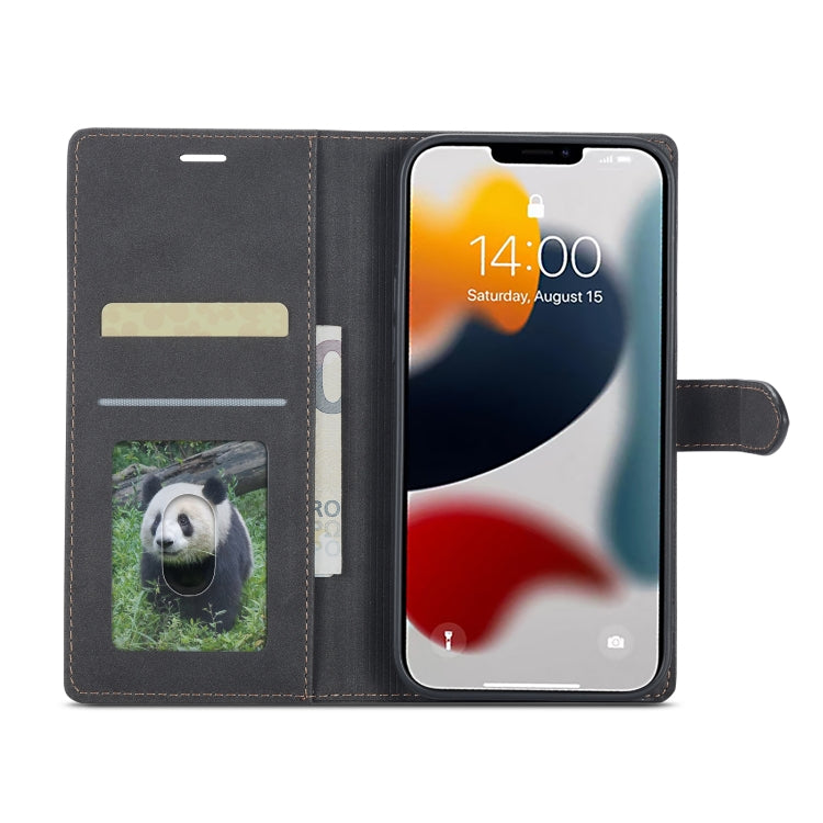 For iPhone 14 Pro Max Forwenw F1 Series Matte Strong Magnetism Leather Phone Case