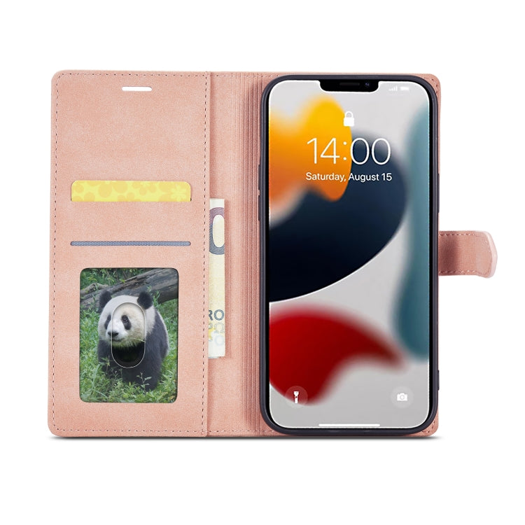 For iPhone 14 Pro Max Forwenw F1 Series Matte Strong Magnetism Leather Phone Case