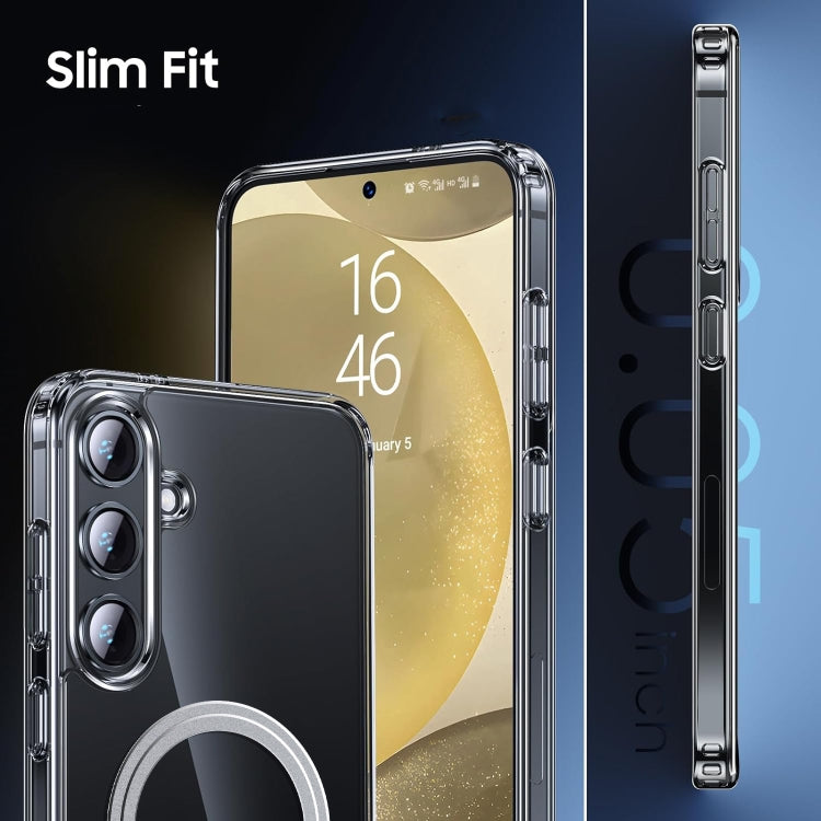 For Samsung Galaxy S24+ 5G Transparent Frosted MagSafe Phone Case
