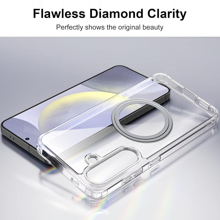 For Samsung Galaxy S24+ 5G Transparent Frosted MagSafe Phone Case