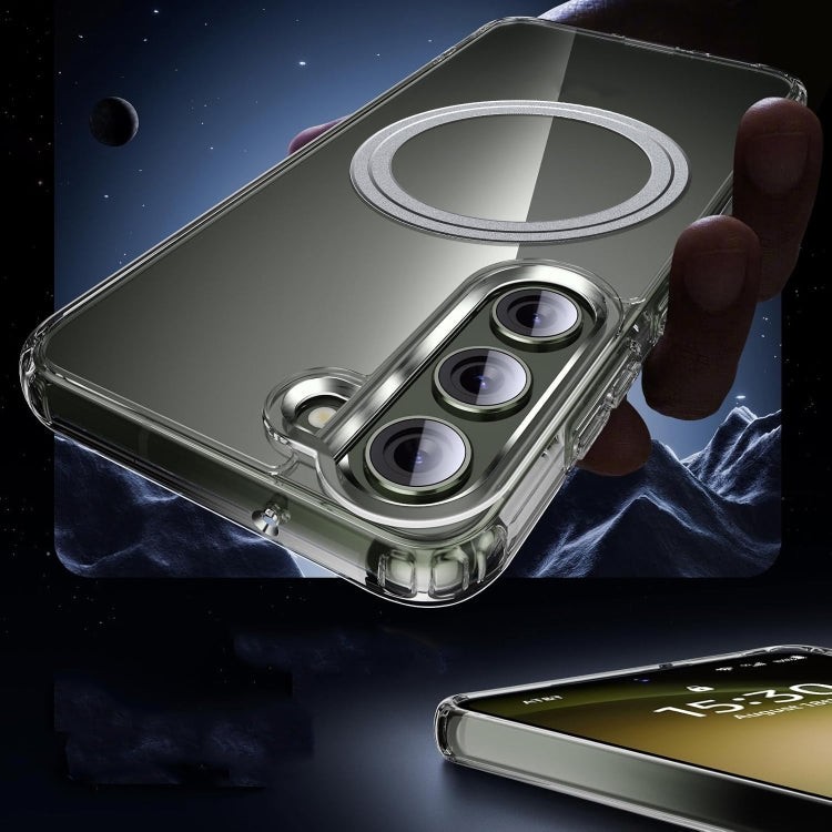 For Samsung Galaxy S23+ 5G Transparent Frosted MagSafe Phone Case